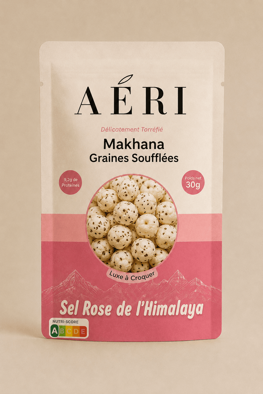 Sachet AÉRI Makhana Himalayan Salt and Pepper